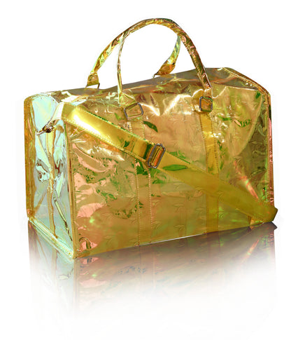 VOYAGER PARIS S’ENTRAÎNER HOLOGRAPHIC DUFFLE BAG