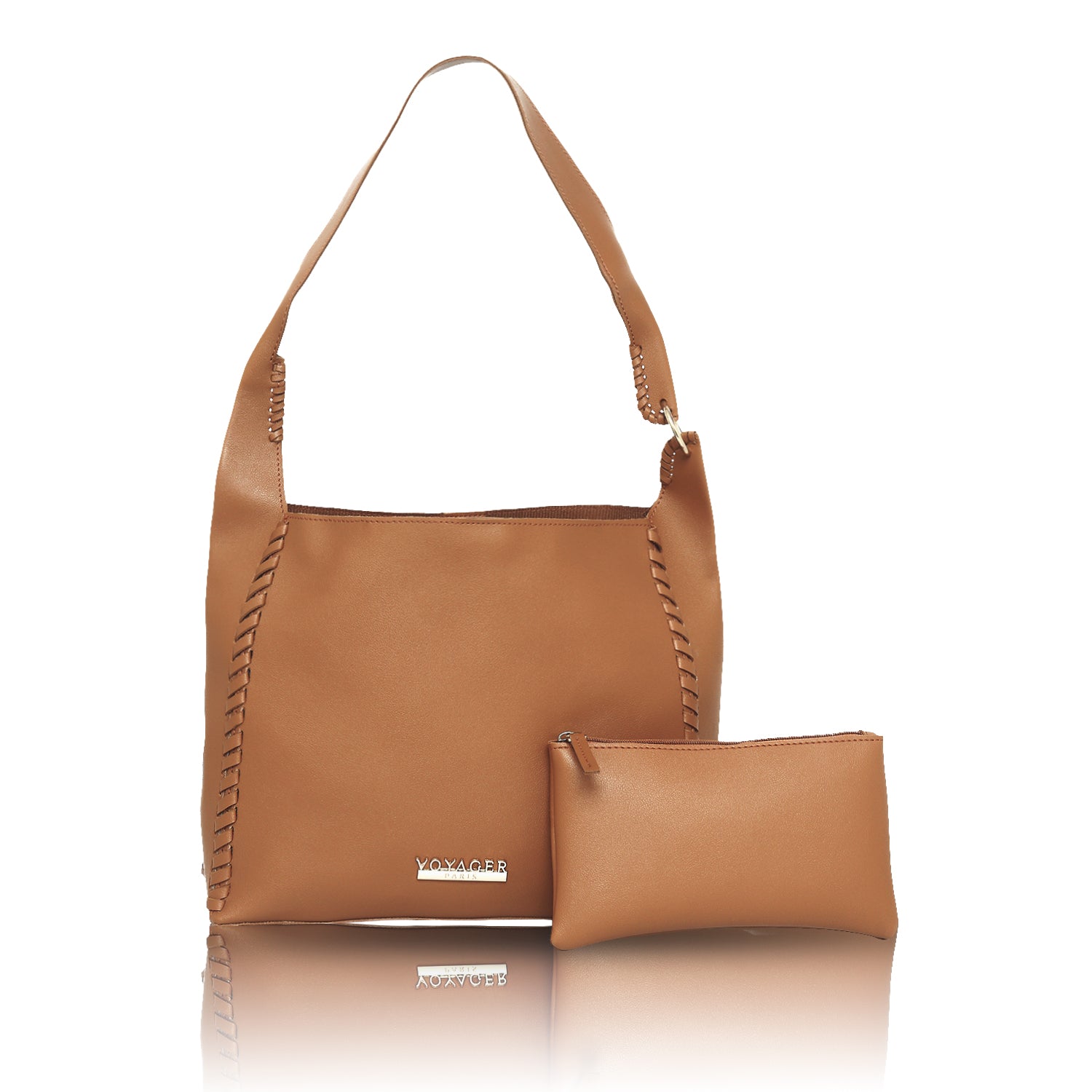 VOYAGER PARIS MARIE STYLISH HANDBAG Tan